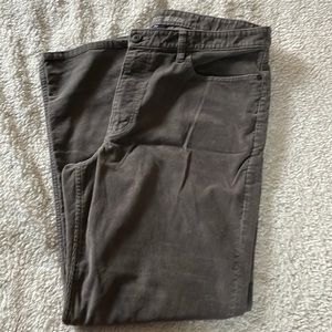 Lands End Traditional Fit Mens Corduroy Gray Pants size 38